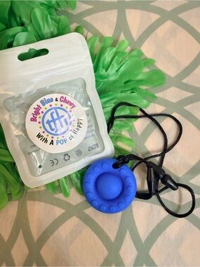 4/$25 • Sensory Safari Sensory Necklace Pop - Blue
